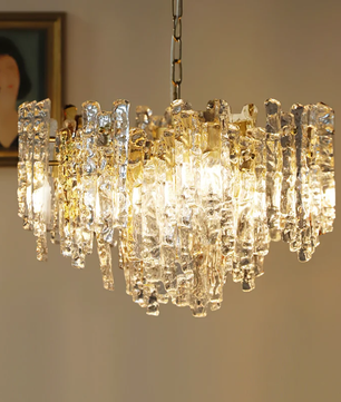 Ice Glass Chandelier