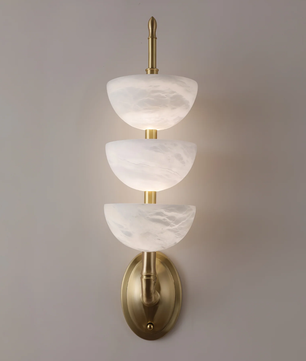 Faux Alabaster Wall Sconce