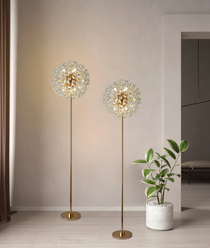 Crystal Dandelion Floor Lamp