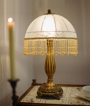 Tassel Flower Table Lamp