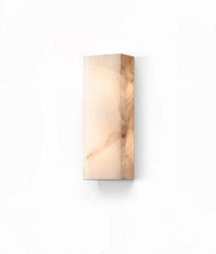 Rectangular Alabaster Wall Sconce