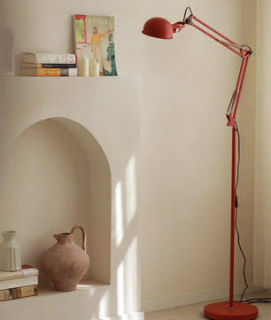 Kaiser Red Floor Lamp