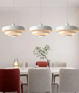 Triple Layer Disc Macaron Cake Pendant Lamp S103