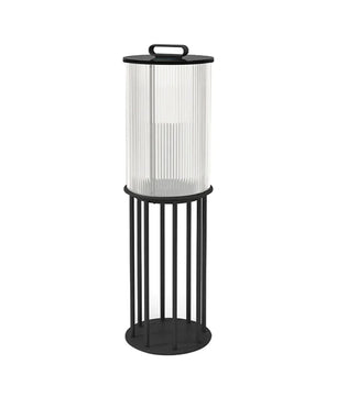 مصباح أرضي يعمل بالطاقة الشمسية من Line Glass Lantern