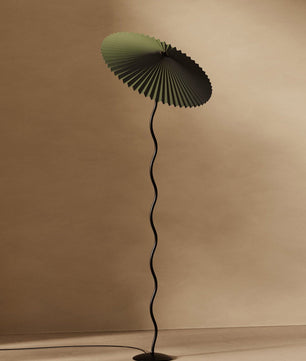 Wiggly Pleated Floor Lamp