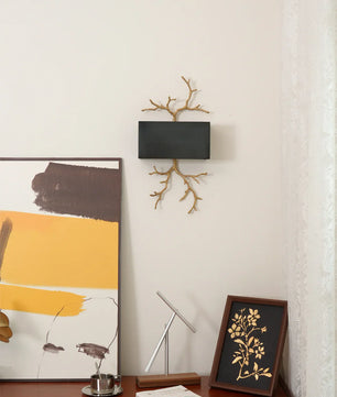 Brass Branch Wall Lamp