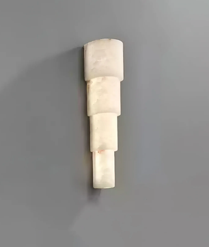 Melange Alabaster Wall Sconce