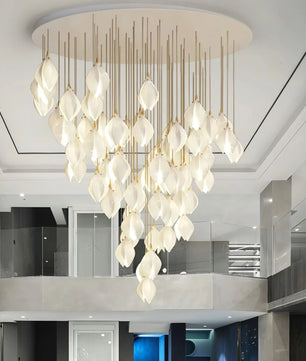 Ceramic Flower Chandelier