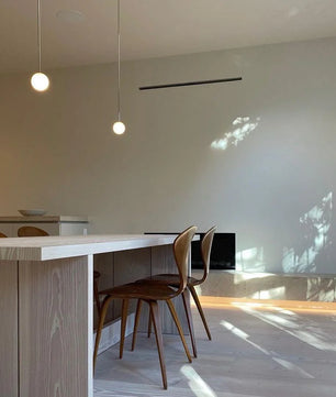 Brass Architectural Pendant Light