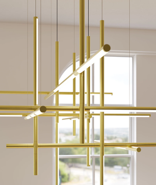 Geometric Linear Pendant Lights