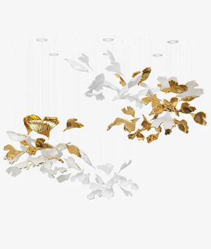 Ginkgo Tree Chandelier