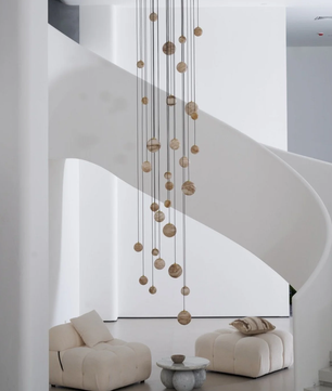 Cascading Art Statement Chandelier