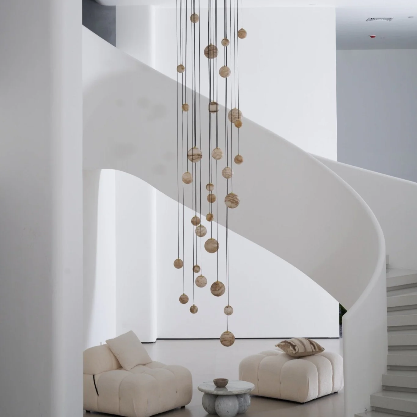 Cascading Art Statement Chandelier