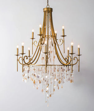 Tatum Lux Shell Chandelier