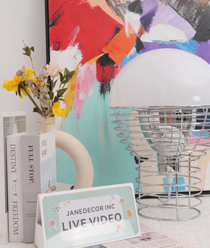 Wire Table Lamp