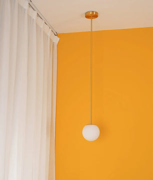 Brass Architectural Pendant Light