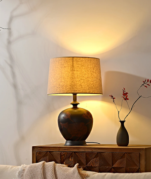 Zen-Style Ceramic Lamp