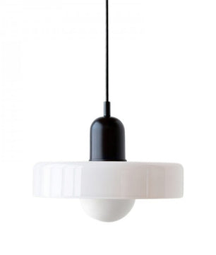 Morandi Glass Disc Orb Pendant Lamp