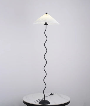 Wiggly Pleated Floor Lamp