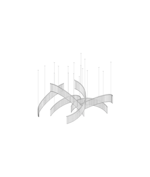 Crystal Spin Customized Chandelier