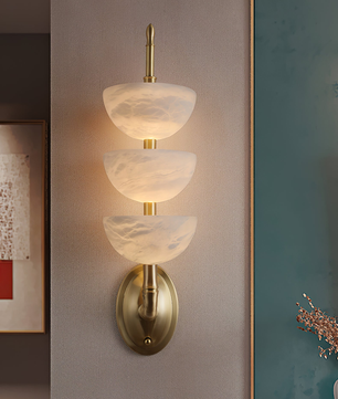 Faux Alabaster Wall Sconce