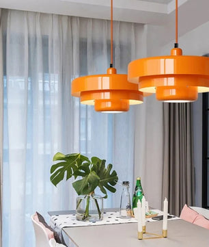 Triple Layer Disc Macaron Cake Pendant Lamp S103