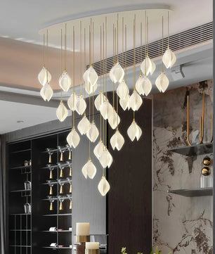 Ceramic Flower Chandelier