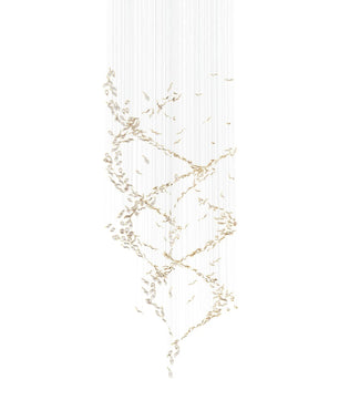 Fluttering Leaves Chandelier