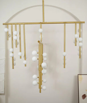 Luminous Cascade Chandelier