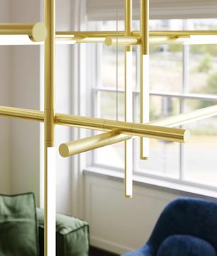 Geometric Linear Pendant Lights