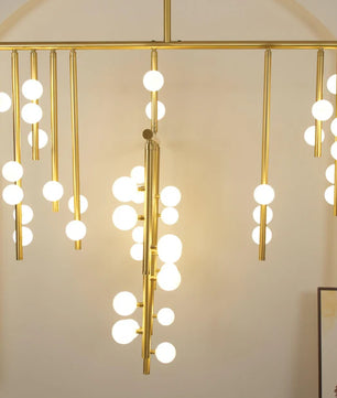 Luminous Cascade Chandelier