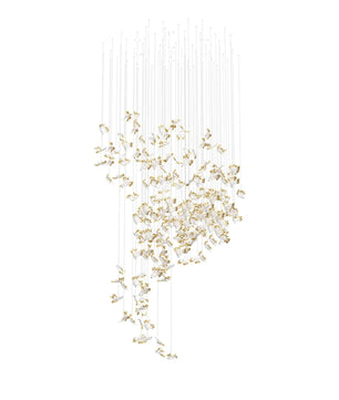 Frosted Petals Frozen Chandelier