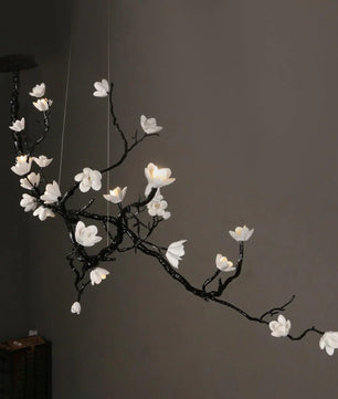 Ceramic Flower Chandelier