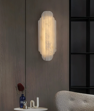 Contemporary Alabaster Wall Sconce