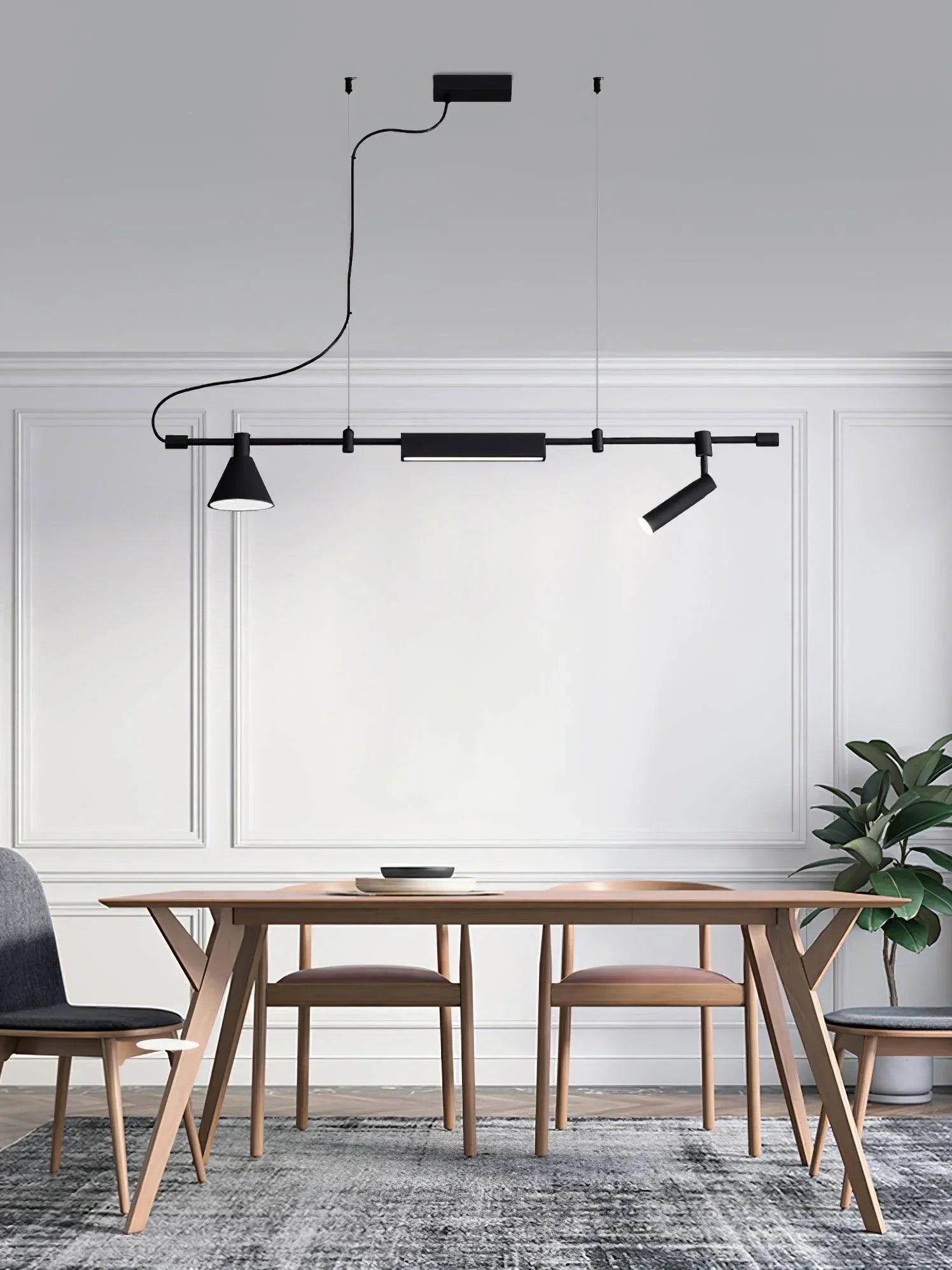 مصباح LED معلق أفقي خطي