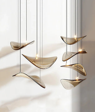 Floating Leaf Chandelier