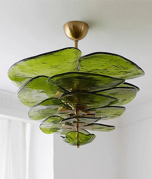 Lotus Leaf Murano Chandelier