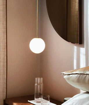 Brass Architectural Pendant Light