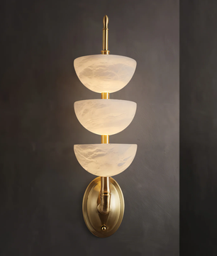 Faux Alabaster Wall Sconce