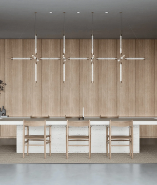 Crystal Grid Bespoken Chandelier