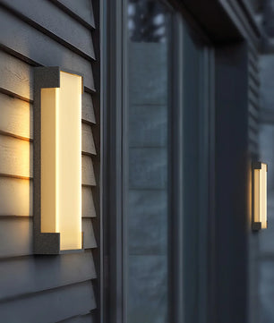 Rectangular Outdoor Wall Light