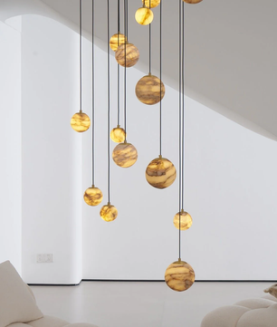 Cascading Art Statement Chandelier