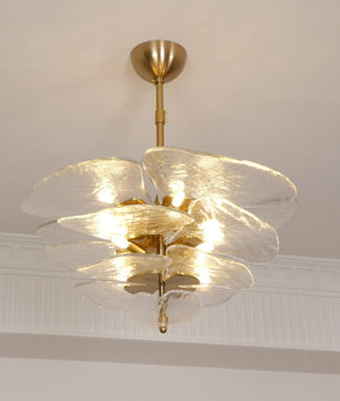 Lotus Leaf Murano Chandelier