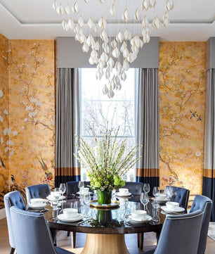 Ceramic Flower Chandelier