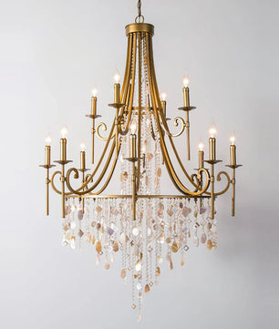 Tatum Lux Shell Chandelier