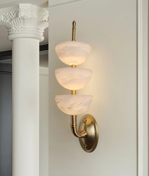 Faux Alabaster Wall Sconce