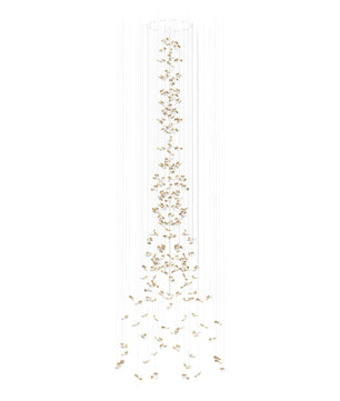 Frosted Petals Frozen Chandelier