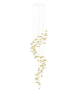 Flying Leaves Chandelier