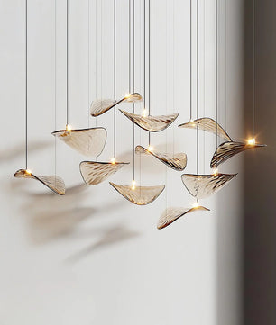 Floating Leaf Chandelier