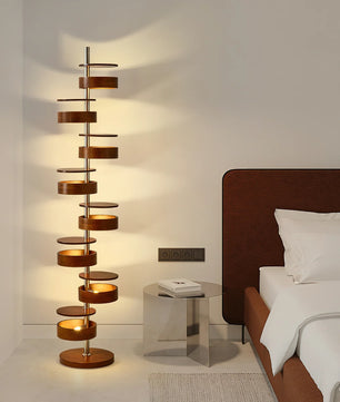 Cylindrical Flow Floor Lamp